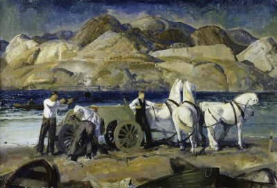 George Bellows - The Sand Team