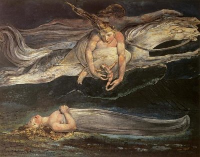 William Blake - Divine Comedy: Pity 19th C.