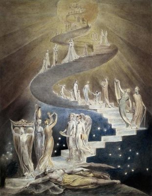 William Blake - Jacob's Ladder