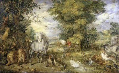 Jan Brueghel the Elder - The Animals Approaching the Ark