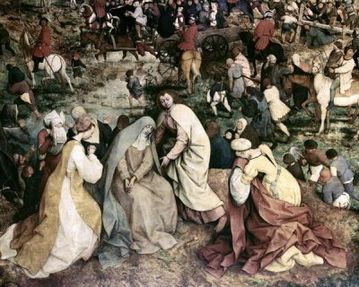 Pieter Bruegel the Elder - The Procession to Calvary (Detail) (I)