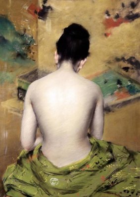 William Merritt Chase - Back of Nude