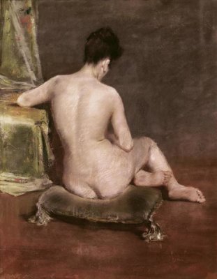 William Merritt Chase - Seated Nude