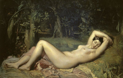 Theodore Chasseriau - Sleeping Nymph