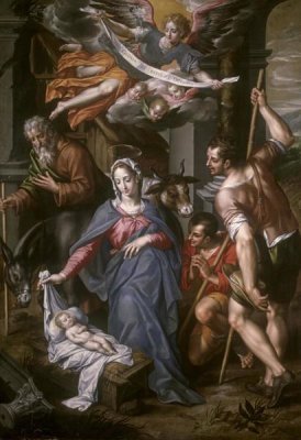 Hendrik de Clerck - The Adoration of the Shepherds