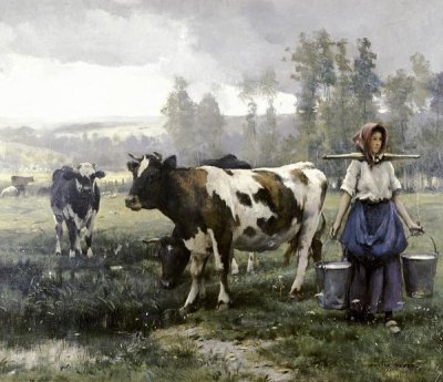 Julien Dupre - The Milkmaid