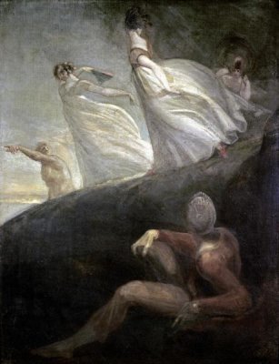 Henry Fuseli - The Ladies of Hastings