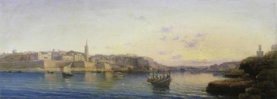 Luigi Galea - Valetta Harbour, Malta; and Medina, Malta