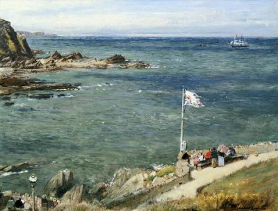 Albert Goodwin - The Bristol Channel from Ilfracombe