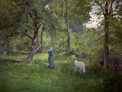 George Inness - Taking a Walk