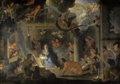 Charles Le Brun - Adoration of the Shepherds
