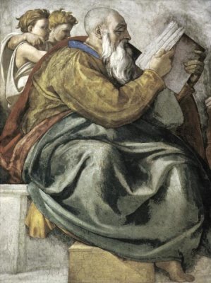 Michelangelo - The Prophet Zechariah