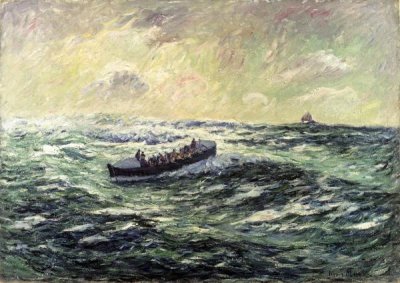 Henry Moret - Le Bateau de Sauvetage a Audierne