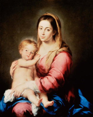 Bartolome Esteban Murillo - The Virgin and Child