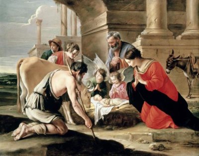 Louis Le Nain - Adoration of the Shepherds
