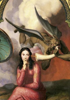 Andre Jacques Victor Orsel - Good and Evil (Detail)