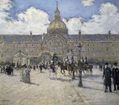 Jean-Francois Raffaelli - Les Invalides: Napoleon's Tomb, 1895