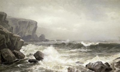 William Trost Richards - Crashing Surf