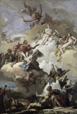 Giovanni Battista Tiepolo - Apotheosis of Aeneas
