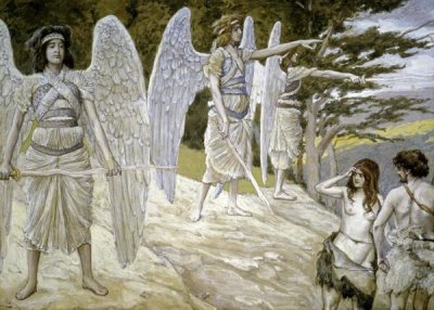 James Tissot - Adam and Eve Driven from Paradise
