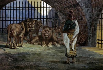 James Tissot - Daniel in the Lions Den