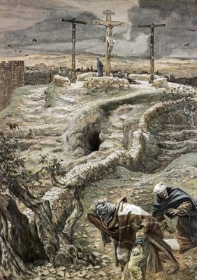 James Tissot - Jesus Alone on the Cross