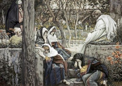 James Tissot - Jesus at Bethany