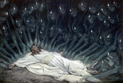 James Tissot - Jesus Ministered to by Angels
