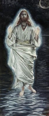 James Tissot - Jesus Walking on the Sea