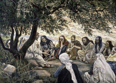James Tissot - The Sermon on the Mount: Christ's Exhortation to the Twelve Apostles