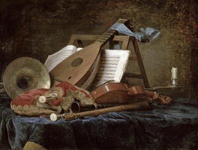 Anne Vallayer-Coster - The Attributes of Music