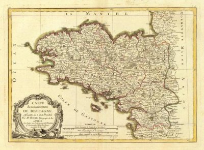 Rigobert Bonne - Bretagne, 1786