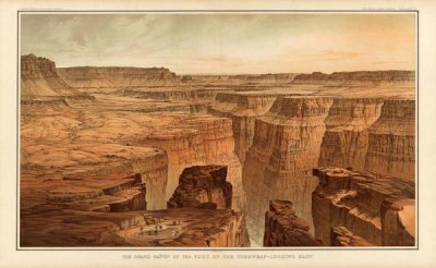 William Henry Holmes - Grand Canyon - Foot of the Toroweap looking East, 1882