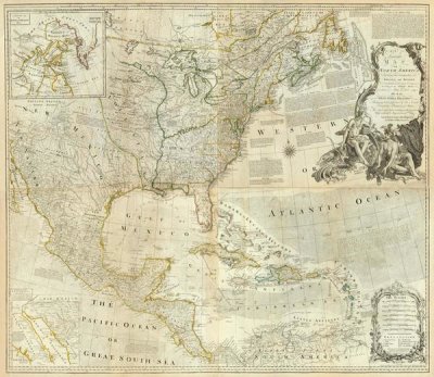 Thomas Jefferys - Composite: North America, 1776