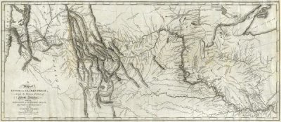 Lewis and Clark - Map of Lewis and Clark's Track, Across the Western Portion of North America, 1814