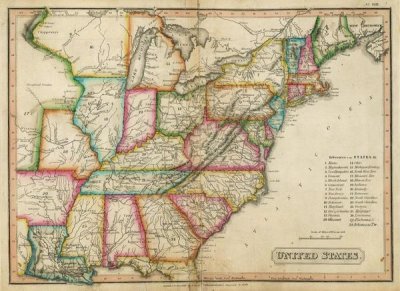 John Melish - United States, 1820