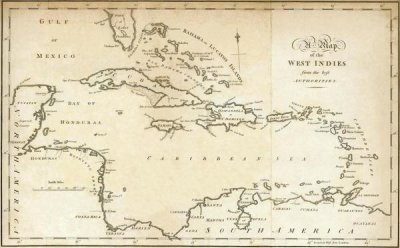 Jedidiah Morse - Map of the West Indies, 1794