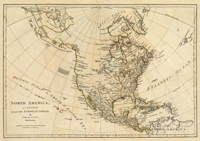 Robert Sayer - North America, As Divided amongst the European Powers, 1776