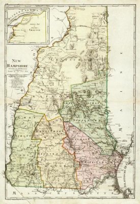 Daniel Friedrich Sotzmann - New Hampshire, 1796