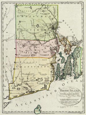 Daniel Friedrich Sotzmann - Rhode Island, 1797