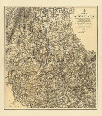 United States War Department - Civil War Military Operations of the Atlanta Campaign, 1877