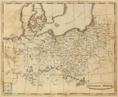 Aaron Arrowsmith - Prussian States, 1812