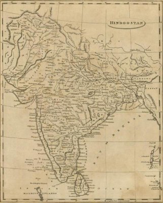 Aaron Arrowsmith - Hindoostan, 1812