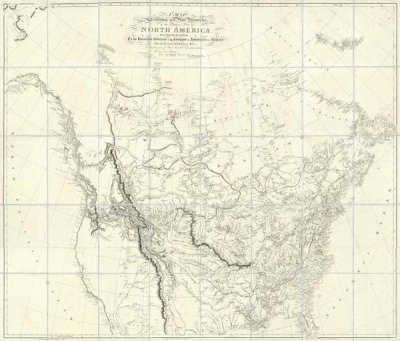 Aaron Arrowsmith - New Discoveries in the Interior Parts of North America, 1814