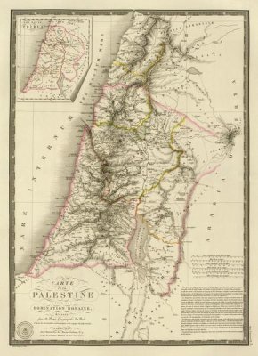 Adrien Hubert Brue - Palestine sous la domination romaine, 1828