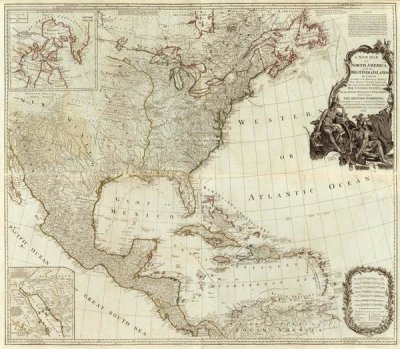 Thomas Pownall - Composite: North America, West India Islands, 1786