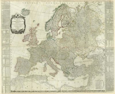 Thomas Kitchin - Composite: Europe, 1787