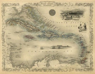 R.M. Martin - West India Islands, 1851