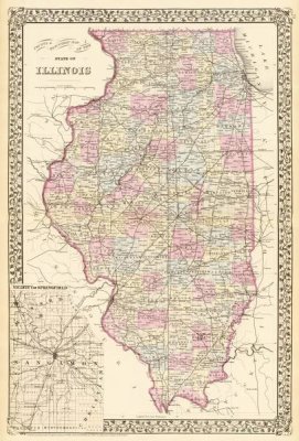 Samuel Augustus Mitchell - State of Illinois, 1880