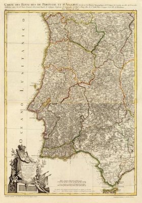 Giovanni Antonio Bartolomeo Rizzi Zannoni - Composite: Portugal, Algarve, 1780